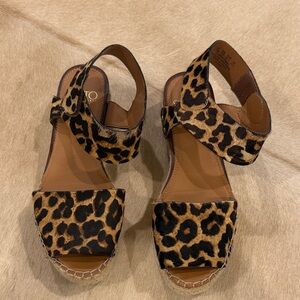 SARTO By Franco Sarto Leopard Print Sandals
